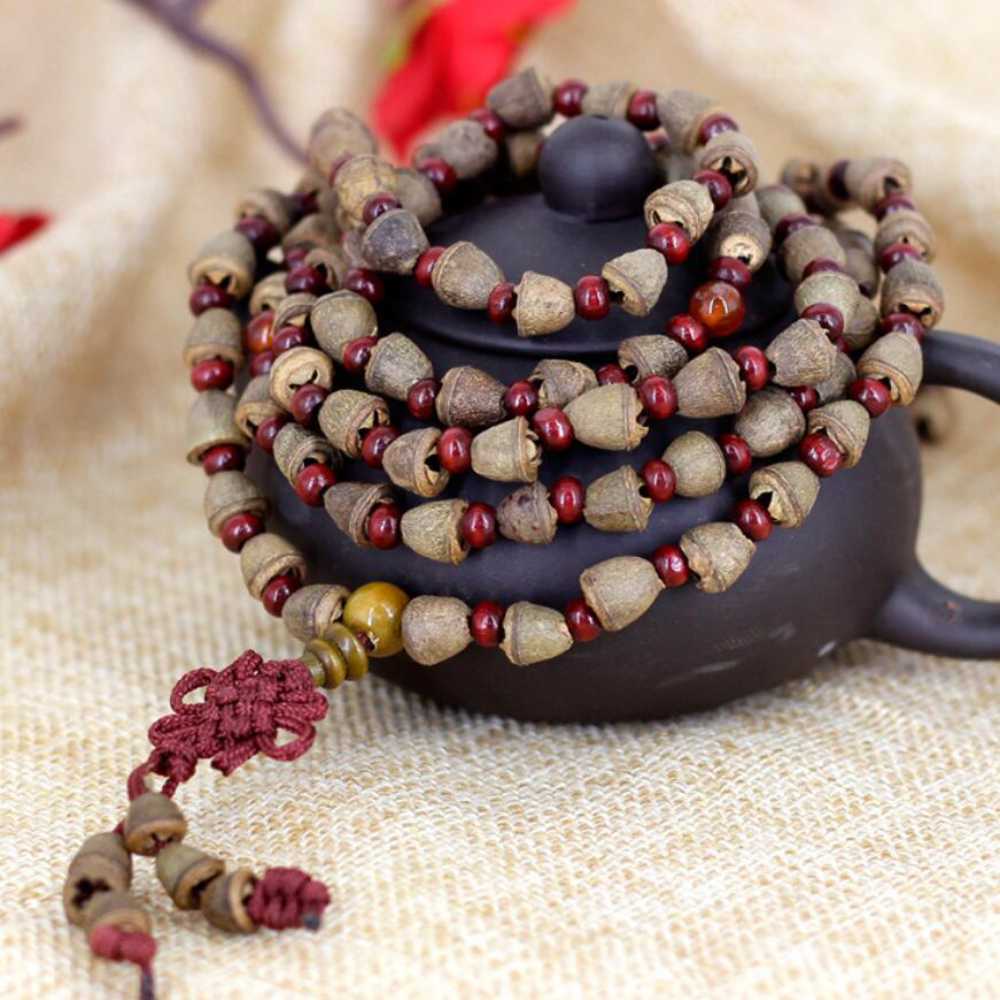 108 Nepal Bodhi Seed Handmade Mala Beads Bracelet