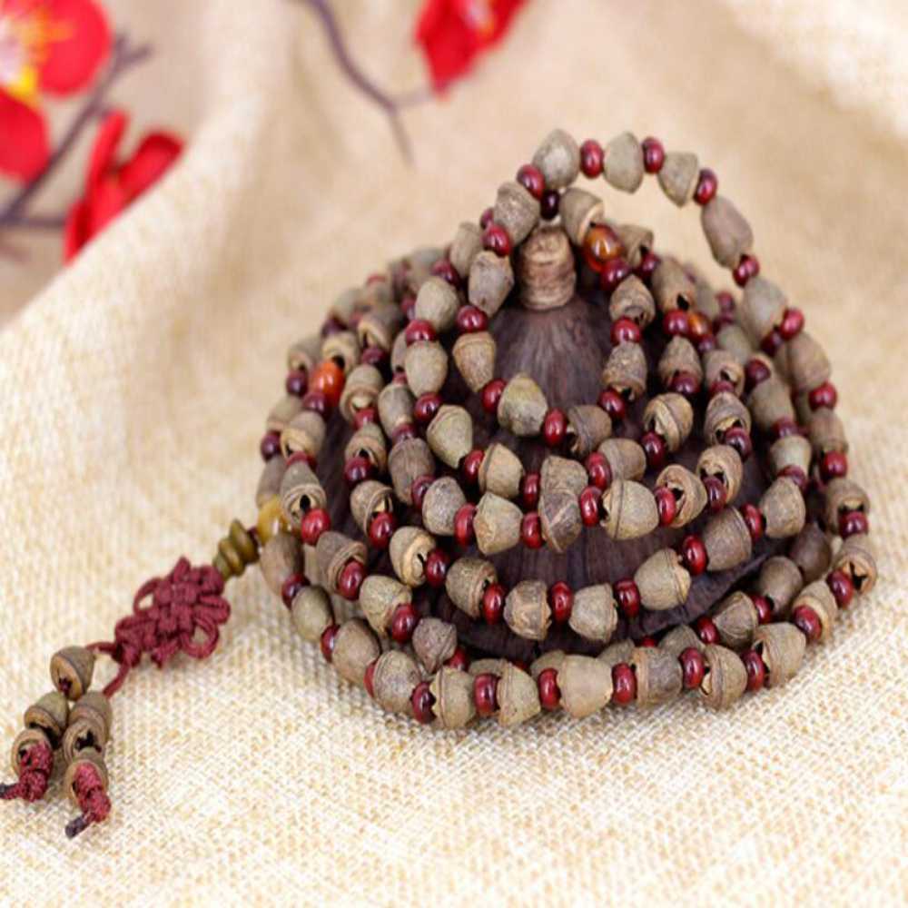 108 Nepal Bodhi Seed Handmade Mala Beads Bracelet