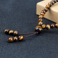 Thumbnail for 108 Tiger's Eye Beads Mala Bracelet