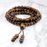 Thumbnail for 108 Tiger's Eye Beads Mala Bracelet