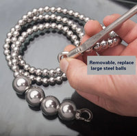 Thumbnail for Stainless Steel Edc LARGE BALL Multi Purpose Bracelet /Necklace -4 Ball Options