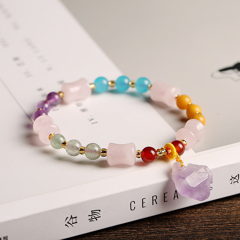 Multicolor Amethyst Bracelet