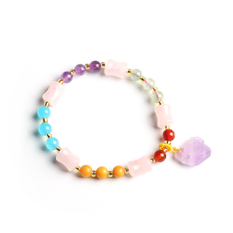 Multicolor Amethyst Bracelet