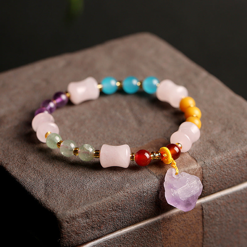 Multicolor Amethyst Bracelet