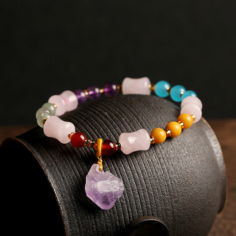 Multicolor Amethyst Bracelet