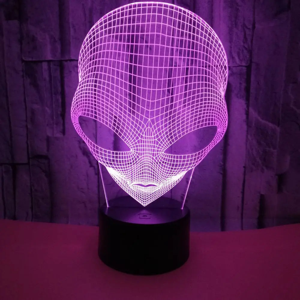 3D LED Alien Matrix Table Lamp