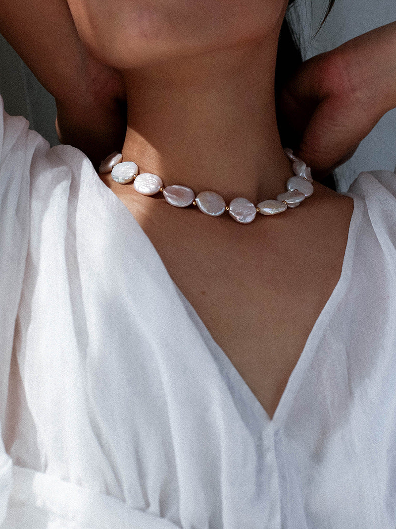 Freshwater Pearl Clavicle Chain