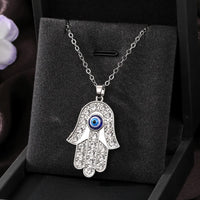 Thumbnail for Hand of Fatima and Evil Eye Necklace