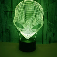 Thumbnail for 3D LED Alien Matrix Table Lamp