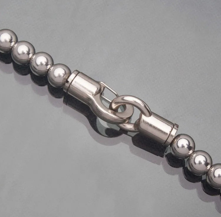 Stainless Steel Edc LARGE BALL Multi Purpose Bracelet /Necklace -4 Ball Options