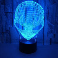 Thumbnail for 3D LED Alien Matrix Table Lamp