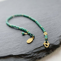Thumbnail for 14k Natural Turquoise Bracelet