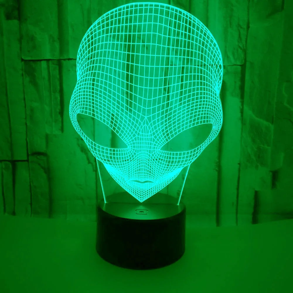 3D LED Alien Matrix Table Lamp