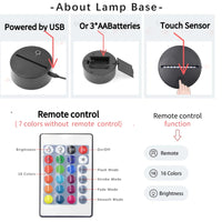 Thumbnail for 3D LED Alien Matrix Table Lamp