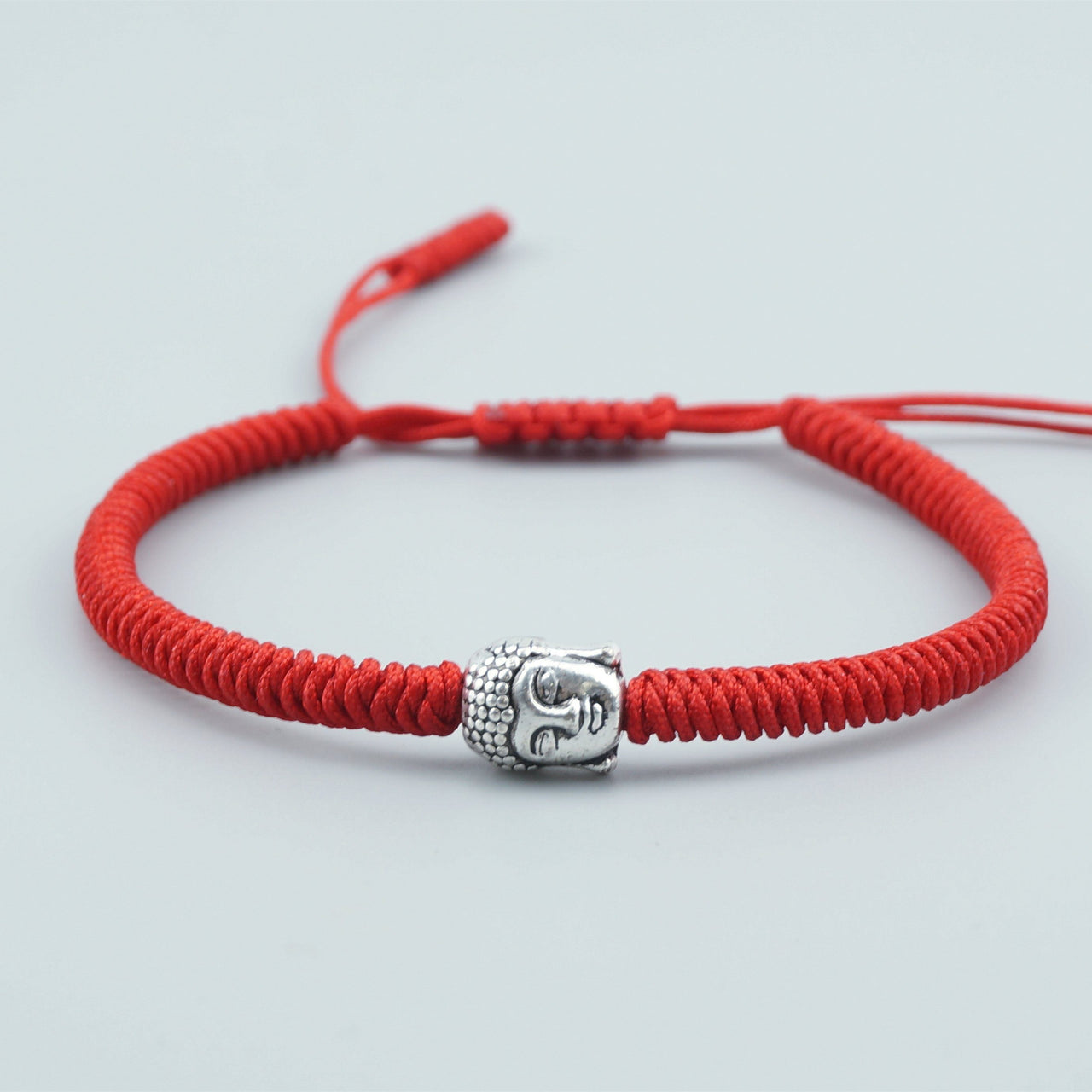 Lucky Rope & Buddha Charm Tibetan Bracelet