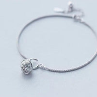 Thumbnail for 925 Sterling Silver Lucky Bell  PEACE Bracelet YourSoulPlace