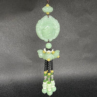 Thumbnail for Green Jade Car Hanging Charm