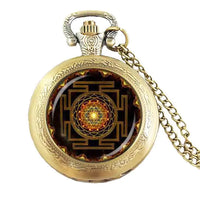 Thumbnail for Sri Yantra Pendant Necklace with Locket