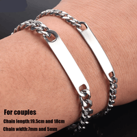 Thumbnail for Stainless Steel Custom Spotify Code 'Replay' Bracelet