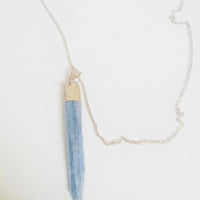 Thumbnail for Raw Blue Topaz Necklace