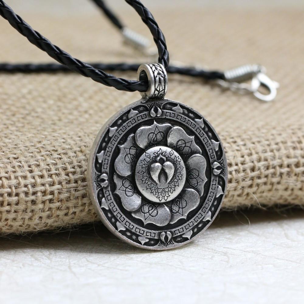 Tibet Spiritual Mandala Pendant Necklace