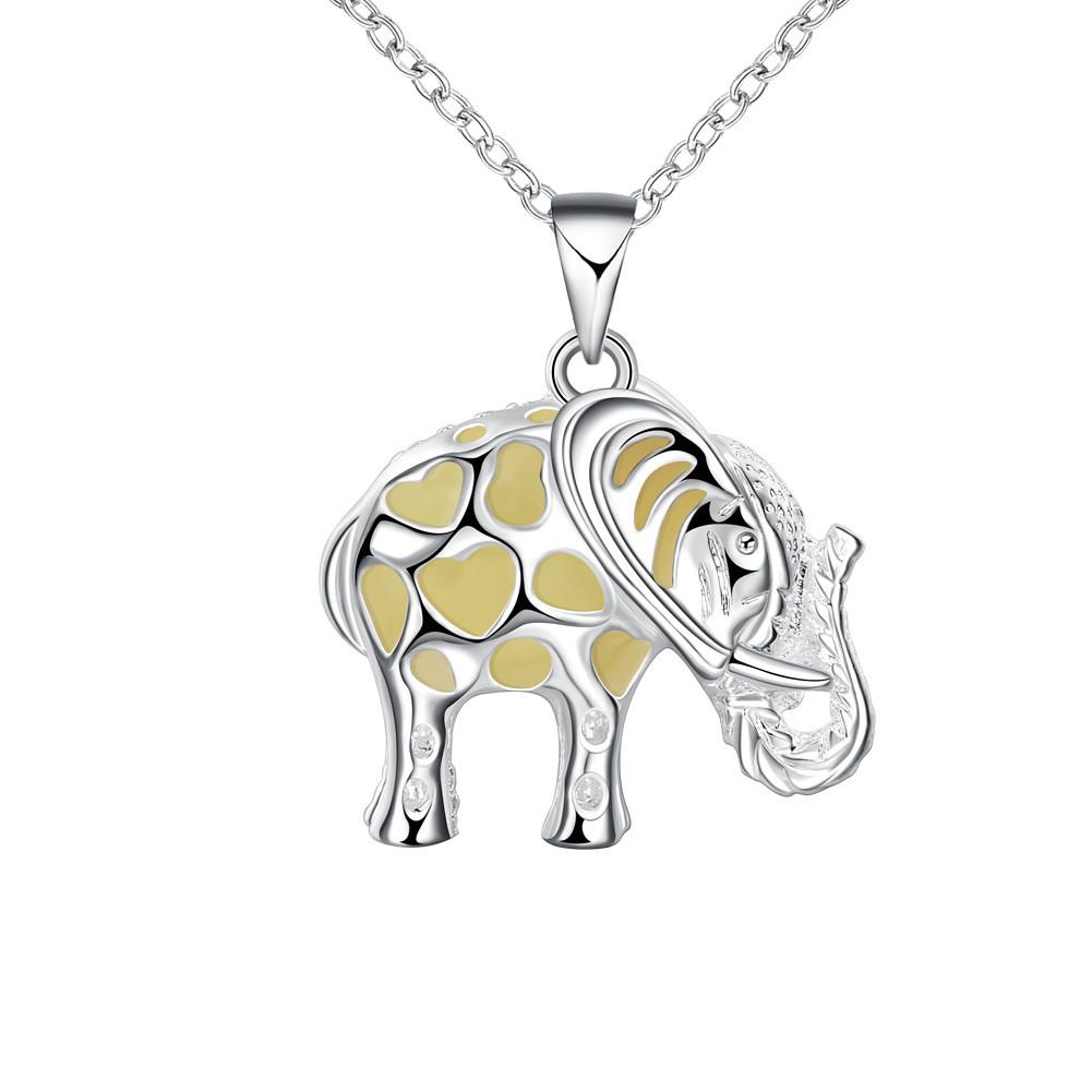 Glow Elephant  Necklace