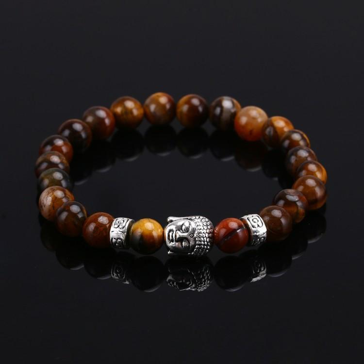 Natural Stone Buddha Bracelets