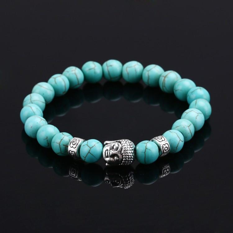 Natural Stone Buddha Bracelets