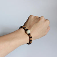 Thumbnail for Tibetan Natural Rudraksha Jewelry Coconut Shell Beads Bracelet