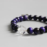 Thumbnail for Purple Violet Stone Beads Elephant Luck Bracelet