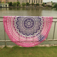 Thumbnail for Summer Pastel Mandala Beach Yoga Tapestry