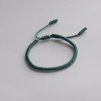 Thumbnail for Tibetan Buddhist Tied Lucky Knot Bracelet -15 Plain Knot Colors