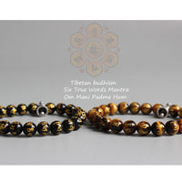 Thumbnail for Tibetan Buddhism Stone Bracelet True Six Words Mantra