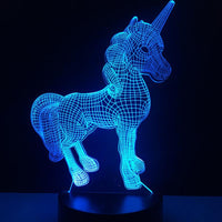 Thumbnail for Unicorn 3D LED Lamp Nightlight