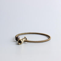 Thumbnail for Tibetan Ethnic Handmade Copper Braid Ghanta Bell PROTECTION AMULET Bracelet