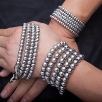 Thumbnail for EDC Stainless Steel Bead Multi Functional Bracelet on High Tensile Steel Rope-6, 8 or 10mm Beads