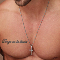 Thumbnail for Men's Minimalistic Stainless Steel Cross Necklace