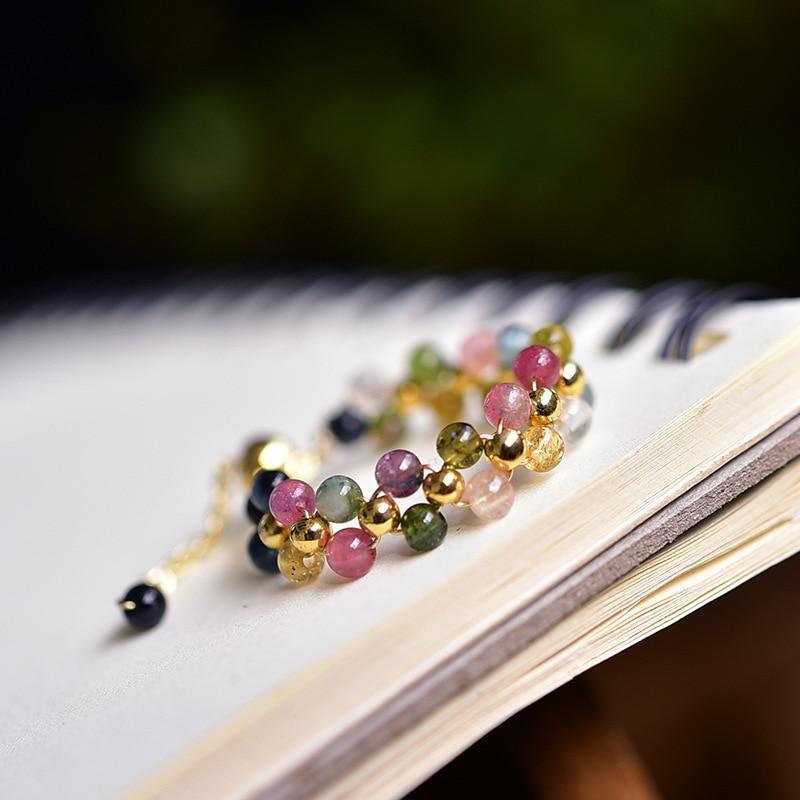 Natural Rainbow Tourmaline Ring