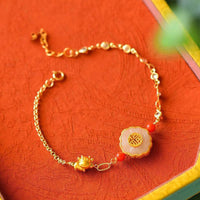 Thumbnail for Year Of The OX - Elegant Hetian Jade 'Mooncake' Bracelet