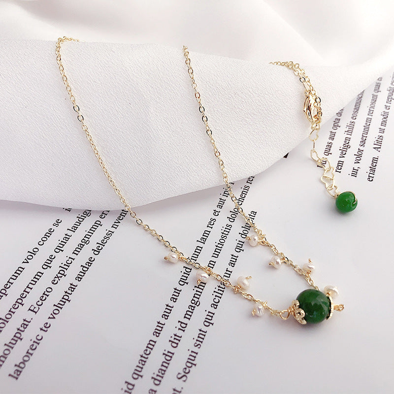 Tourmaline Pearl Necklace