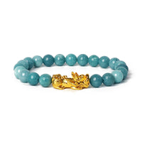 Thumbnail for Natural Turquoise Feng Shui Pixiu Bracelet