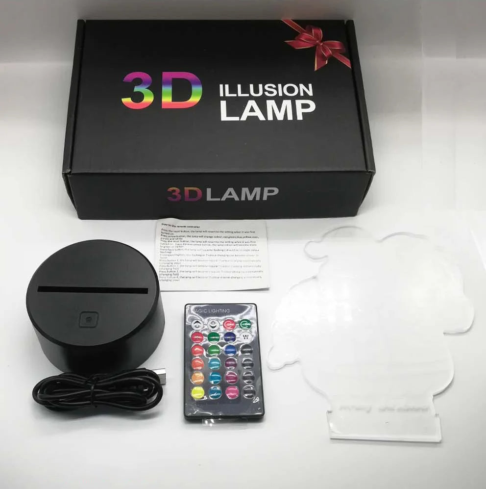 3D LED Alien Matrix Table Lamp