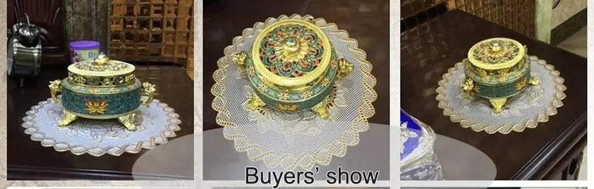 Antique Royal Tibetan Lotus Incense Burner YourSoulPlace.com