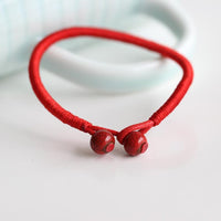 Thumbnail for 2PCs Lucky Knots Red Ceramic Bead Bracelets