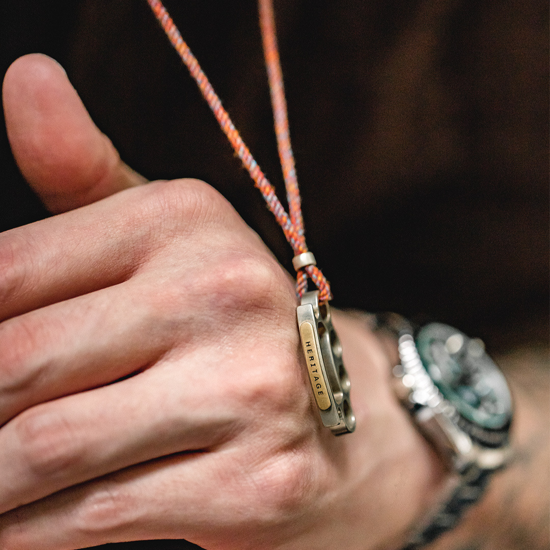 Tibetan Brass Knuckle Necklace