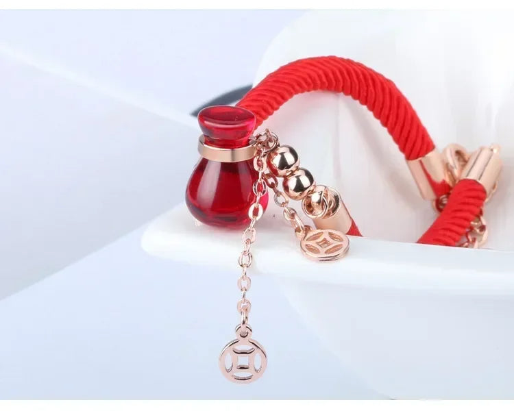 Lucky Red Money Bag Bracelet YourSoulPlace.com