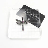 Thumbnail for Silver & Zirconia Bohemia Dragonfly Pendant Necklace