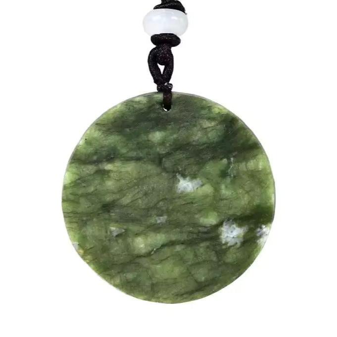 Natural Jade Tai Chi Yin & Yang 'INNER PEACE' Necklace YourSoulPlace