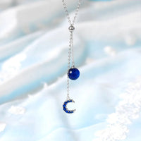 Thumbnail for THAI SILVER Blue Moon ETHEREAL Necklace