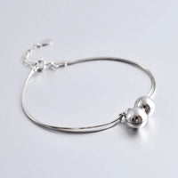 Thumbnail for THAI SILVER Simplistic 2 Bell Bracelet YourSoulPlace